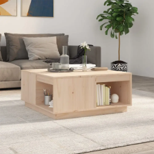 vidaXL tömör fenyőfa dohányzóasztal 80x81x36,5 cm bútor