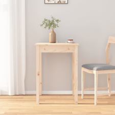 vidaXL tömör fenyőfa ebédlőasztal 55 x 55 x 75 cm bútor