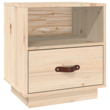 vidaXL tömör fenyőfa éjjeliszekrény 40 x 34 x 45 cm (818295) bútor