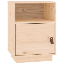 vidaXL tömör fenyőfa éjjeliszekrény 40 x 34 x 55 cm (818315) bútor