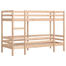 vidaXL tömör fenyőfa emeletes ágy 80x200 cm ágy és ágykellék