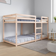 vidaXL tömör fenyőfa emeletes ágy 90 x 200 cm ágy és ágykellék