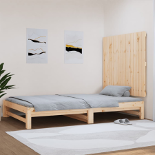vidaXL tömör fenyőfa fali fejtámla 108x3x90 cm ágy és ágykellék
