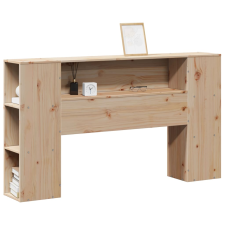 vidaXL tömör fenyőfa fejtámla tárolóval 140 cm (855630) ágy és ágykellék
