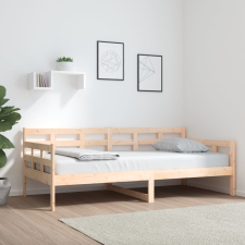 vidaXL tömör fenyőfa kanapéágy 90 x 190 cm ágy és ágykellék