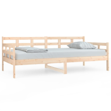 vidaXL tömör fenyőfa kanapéágy 90 x 190 cm (820367) ágy és ágykellék