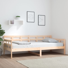 vidaXL tömör fenyőfa kanapéágy 90 x 200 cm ágy és ágykellék