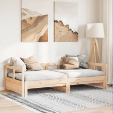 vidaXL tömör fenyőfa kanapéágy matrac nélkül 90 x 200 cm ágy és ágykellék