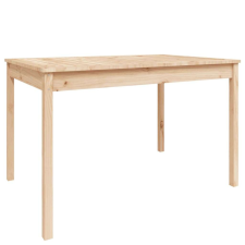 vidaXL Tömör fenyőfa kerti asztal 121 x 82,5 x 76 cm kerti bútor