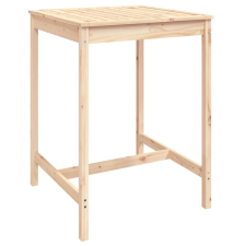 vidaXL tömör fenyőfa kerti asztal 82,5x82,5x110 cm (824081) kerti bútor