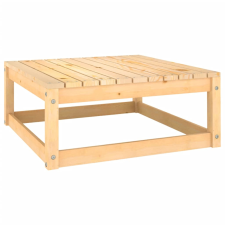 vidaXL tömör fenyőfa kerti lábtartó 70 x 70 x 30 cm kerti bútor