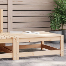 vidaXL tömör fenyőfa kerti lábtartó 70 x 70 x 30 cm kerti bútor