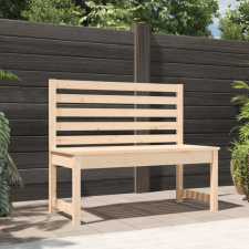 vidaXL tömör fenyőfa kerti pad 109 cm kerti bútor