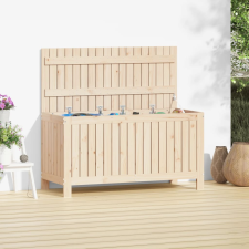 vidaXL tömör fenyőfa kerti tárolóláda 115x49x60 cm kerti tárolás