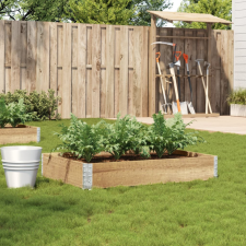 vidaXL Tömör fenyőfa kerti virágláda 100 x 50 cm kerti tárolás