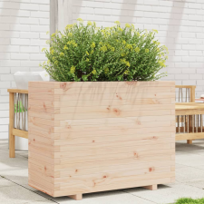 vidaXL tömör fenyőfa kerti virágtartó 90x40x72,5 cm kerti tárolás