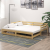 vidaXL tömör fenyőfa kihúzható kanapéágy 2 x (90 x 200) cm