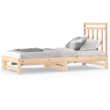 vidaXL tömör fenyőfa kihúzható kanapéágy 2 x (90 x 200) cm (3108347) ágy és ágykellék