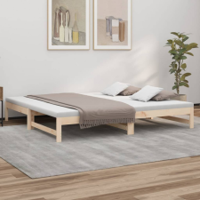 vidaXL tömör fenyőfa kihúzható kanapéágy 2x(80x200) cm bútor