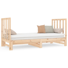 vidaXL tömör fenyőfa kihúzható kanapéágy 2x(90x190) cm (3124767) ágy és ágykellék