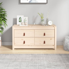 vidaXL tömör fenyőfa kisszekrény 100x40x54 cm bútor