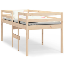 vidaXL tömör fenyőfa magasított ágy 90x190 cm (821614) ágy és ágykellék