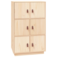 vidaXL tömör fenyőfa magasszekrény 67 x 40 x 108,5 cm (820172) bútor