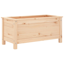 vidaXL tömör fenyőfa növénytartó 82,5x40x39 cm (825254) kerti tárolás