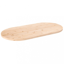 vidaXL tömör fenyőfa ovális asztallap 90x45x2,5 cm bútor