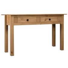 vidaXL tömör fenyőfa panama konzolasztal 110 x 40 x 72 cm bútor