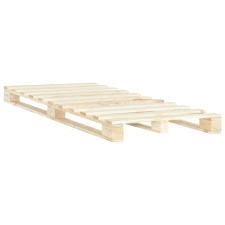 vidaXL tömör fenyőfa raklap ágykeret 120 x 200 cm (285236) ágy és ágykellék