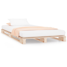 vidaXL tömör fenyőfa raklapágy 90 x 190 cm (3FT Single) (821422) ágy és ágykellék