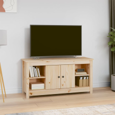 vidaXL tömör fenyőfa TV-szekrény 103 x 36,5 x 52 cm bútor