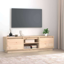 vidaXL tömör fenyőfa TV-szekrény 140 x 35 x 40 cm bútor