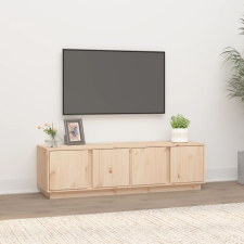 vidaXL tömör fenyőfa TV-szekrény 140 x 40 x 40 cm bútor