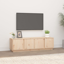 vidaXL tömör fenyőfa TV-szekrény 140 x 40 x 40 cm bútor