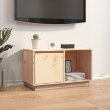 vidaXL tömör fenyőfa TV-szekrény 74 x 35 x 44 cm bútor
