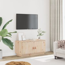 vidaXL tömör fenyőfa TV-szekrény 80x34x40 cm bútor