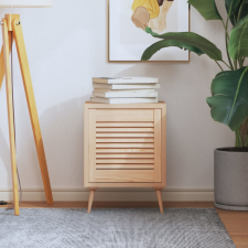 vidaXL tömör fenyőfa zsaluzott ajtó 39,5 x 39,4 cm építőanyag