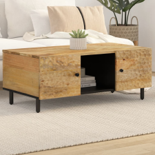 vidaXL tömör mangófa dohányzóasztal 100 x 54 x 40 cm bútor