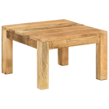 vidaXL tömör mangófa dohányzóasztal 55 x 55 x 35 cm bútor