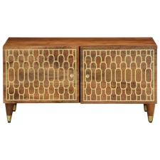 vidaXL tömör mangófa dohányzóasztal 80 x 50 x 40 cm bútor