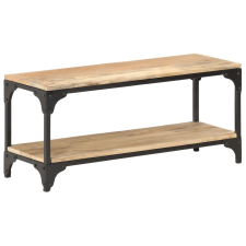 vidaXL tömör mangófa dohányzóasztal 90 x 30 x 40 cm bútor