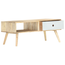 vidaXL tömör mangófa dohányzóasztal 90 x 50 x 40 cm (286482) bútor