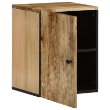 vidaXL tömör mangófa falra szerelhető fürdőszobaszekrény 38x33x48 cm (356911) fürdőszoba bútor