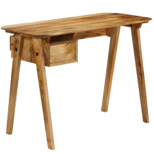 vidaXL tömör mangófa íróasztal 110 x 50 x 76 cm íróasztal