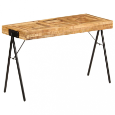 vidaXL Tömör mangófa íróasztal 118 x 50 x 75 cm íróasztal