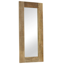 vidaXL tömör mangófa keretű tükör 50 x 110 cm bútor