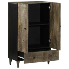 vidaXL tömör mangófa magasszekrény 60x33x110 cm (4017822) bútor