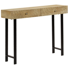 vidaXL tömör mangófa tálalóasztal 102 x 30 x 79 cm bútor
